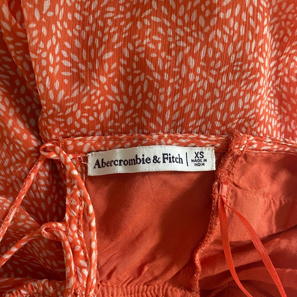 Abercrombie & Fitch Flare Dress AF Sundress Open Back Tie Top - Picture 3 of 3
